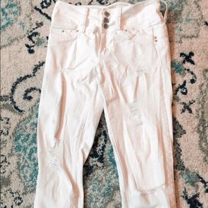 Women’s White Ripped Jeans
